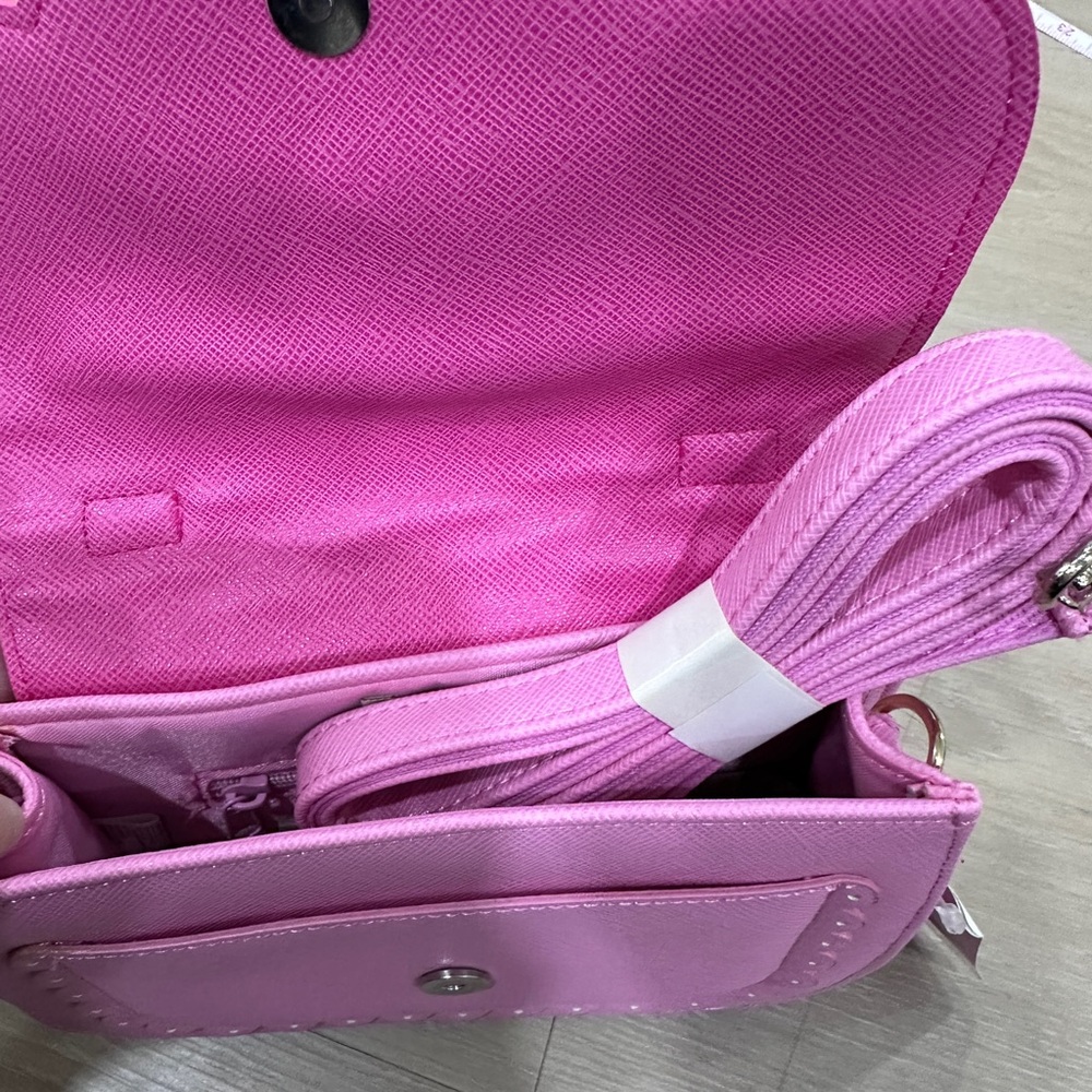 Cute Elegant Girls Pink Purse with Bow, NWT - Picture 3 of 9